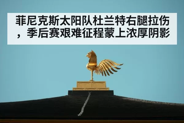 菲尼克斯太阳队杜兰特右腿拉伤，季后赛艰难征程蒙上浓厚阴影